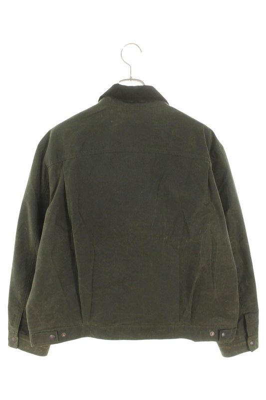 Barbour x LEVI'S Type II Waxed Trucker Jacket Green Size XL