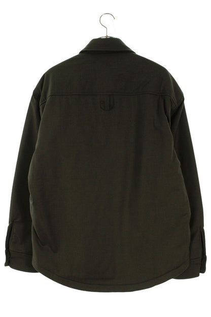 JACQUEMUS FW16 Wool Pocket Logo Embroidered Shirt Size M