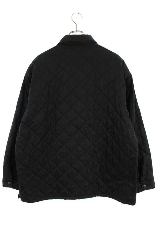 PRADA Re-Nylon Triangle Plate Quilted Blouson Black Size M