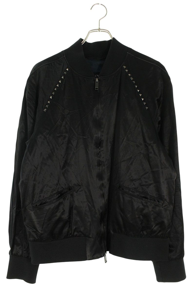 Valentino Stud Blouson Black Size M