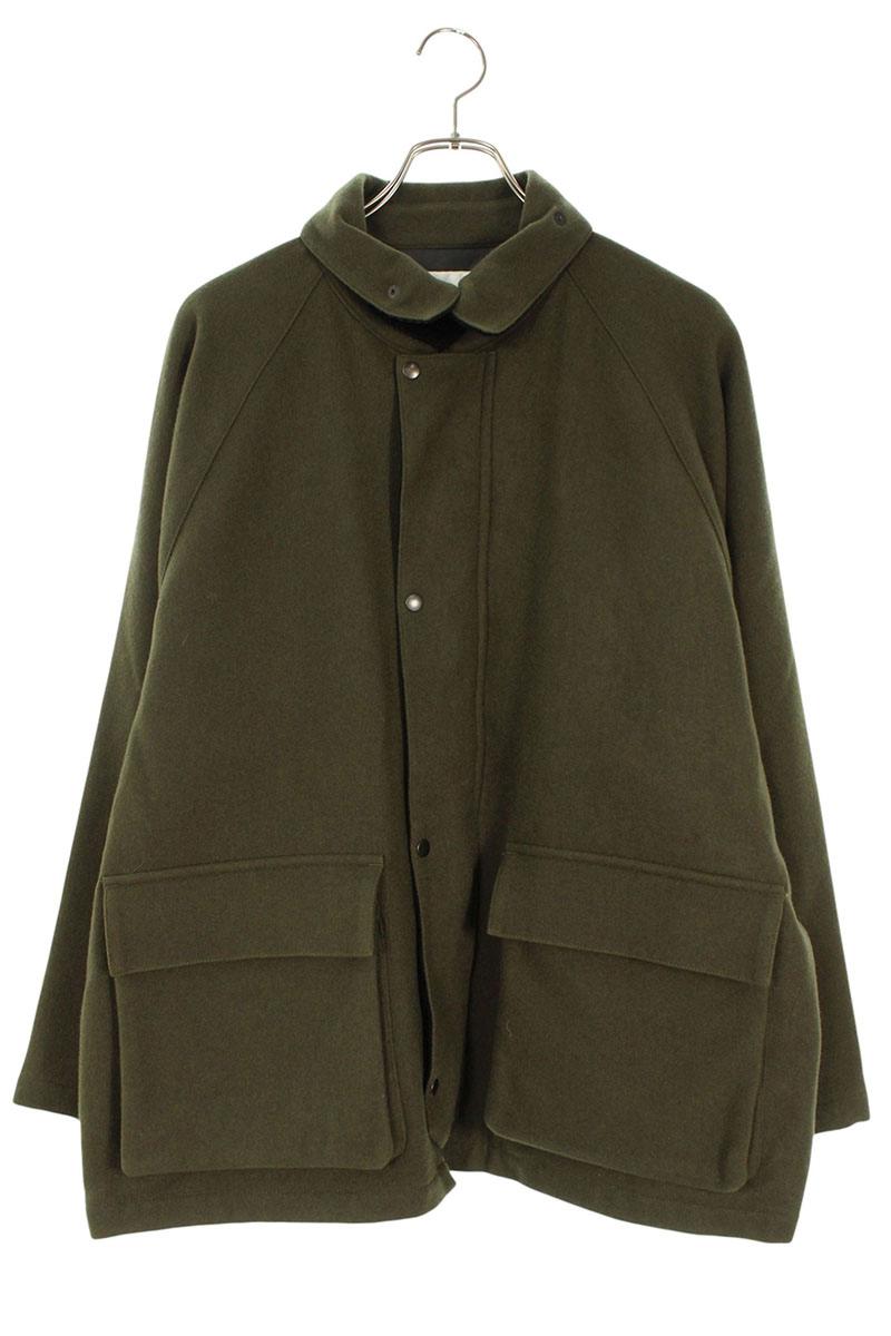 STILLBYHAND FW22 Corduroy Panel Wool Melton Blouson Size M