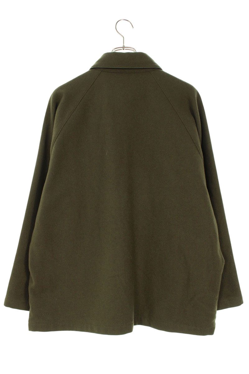 STILLBYHAND FW22 Corduroy Panel Wool Melton Blouson Size M