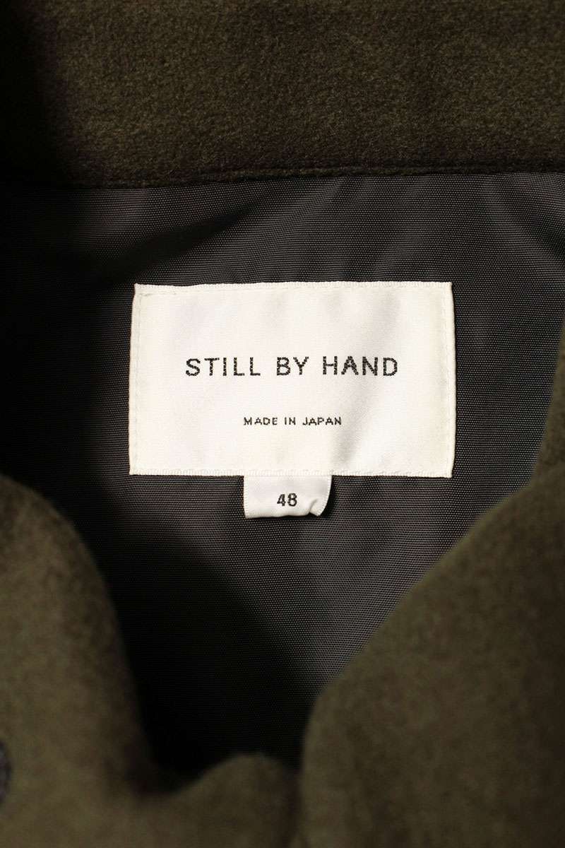 STILLBYHAND FW22 Corduroy Panel Wool Melton Blouson Size M