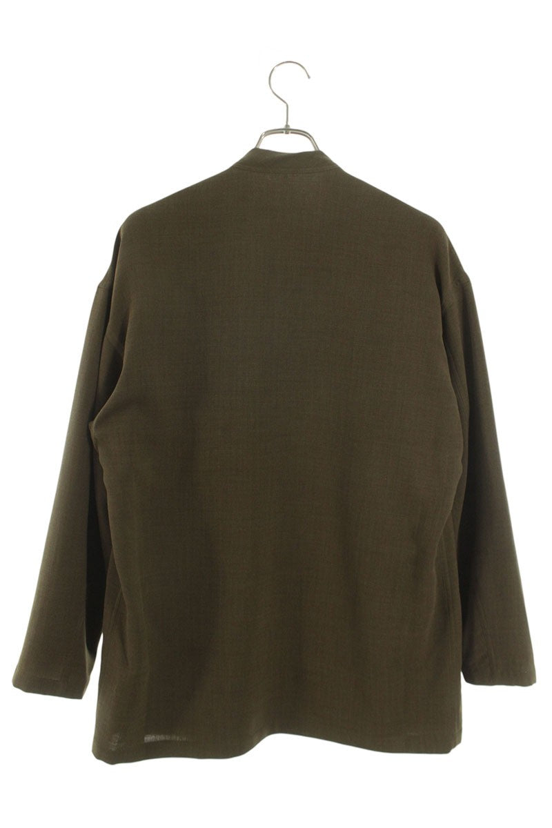 ms blaque Brown Poly Wool Field Jacket Size ML
