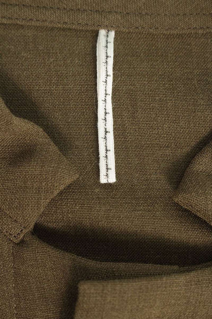 ms blaque Brown Poly Wool Field Jacket Size ML