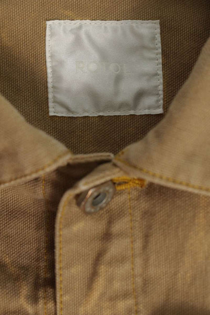 ROTOL 25SS Brown Cotton Double Seam Jacket Size M