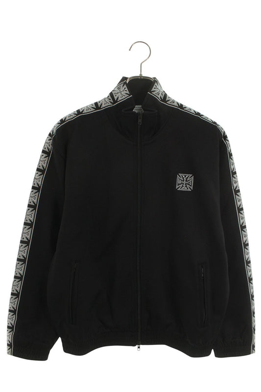 VETEMENTS 26SS Biker Cross Tape Track Blouson Black Size L