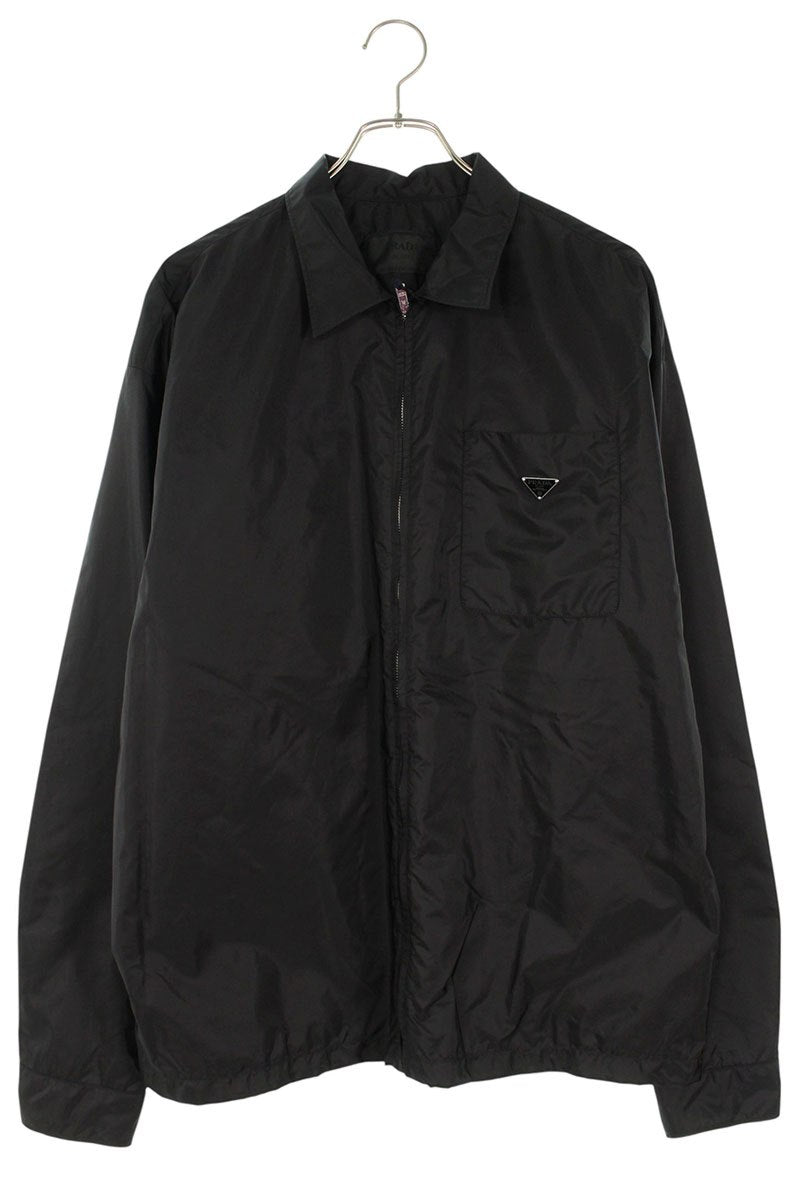PRADA 26SS Black Re-Nylon Blouson Size L