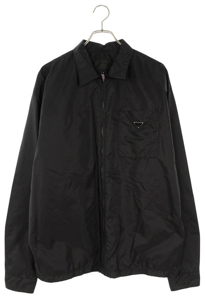 PRADA 26SS Black Re-Nylon Blouson Size L