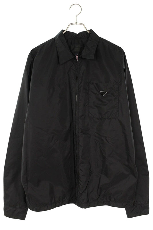 PRADA 26SS Black Re-Nylon Blouson Size L