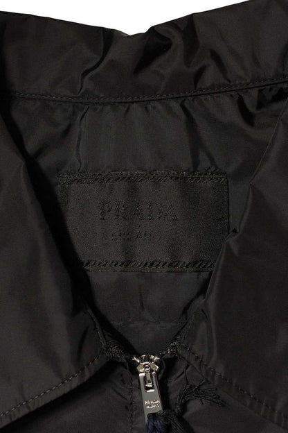 PRADA 26SS Black Re-Nylon Blouson Size L