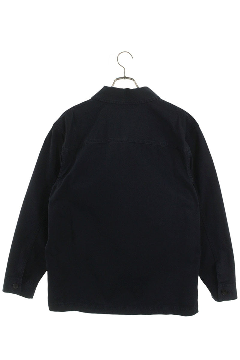 SAINT LAURENT PARIS 26SS Cassandra Overshirt Navy Size M