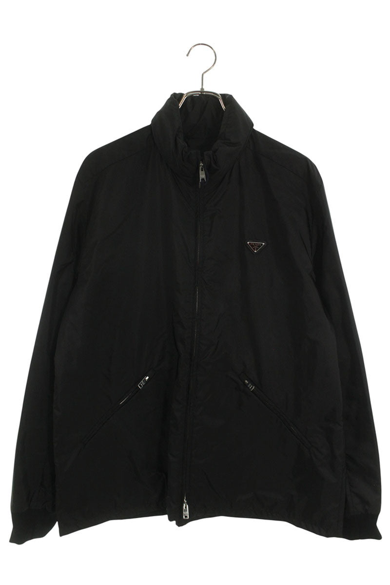 PRADA Black Re-Nylon Hooded Blouson Size M