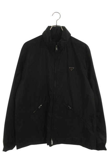 PRADA Black Re-Nylon Hooded Blouson Size M
