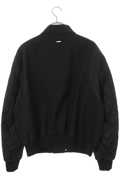 DSQUARED 25AW Black Wool Nylon Sleeve Quilted Blouson Size M