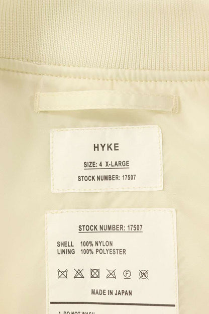 HYKE 25SS Oversized Jacket White Size 4