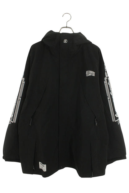 Billionaire Boys Club SHELL PARKA Logo Embroidered Hoodie Black Size XL