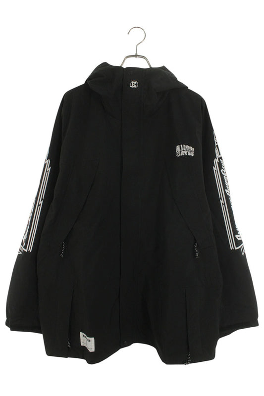 Billionaire Boys Club SHELL PARKA Logo Embroidered Hoodie Black Size XL