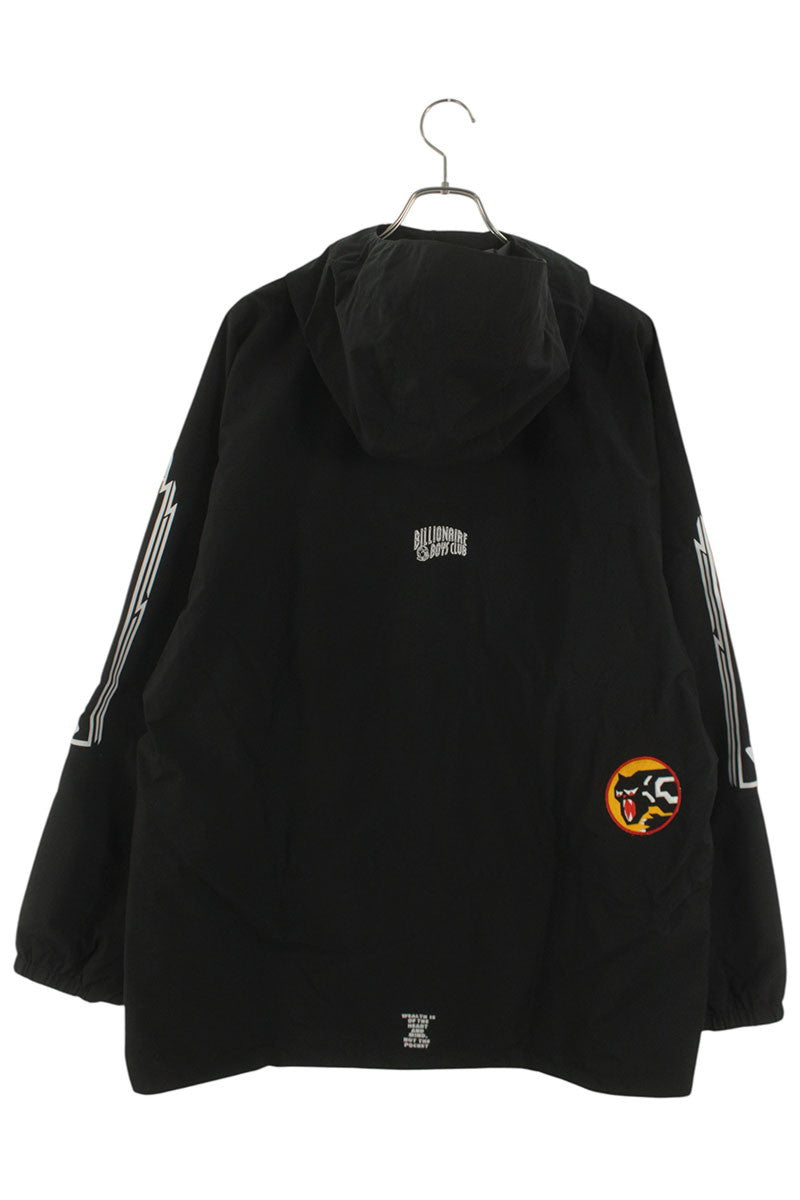 Billionaire Boys Club SHELL PARKA Logo Embroidered Hoodie Black Size XL