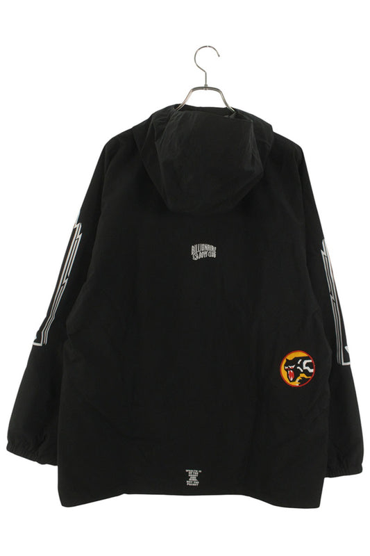 Billionaire Boys Club SHELL PARKA Logo Embroidered Hoodie Black Size XL