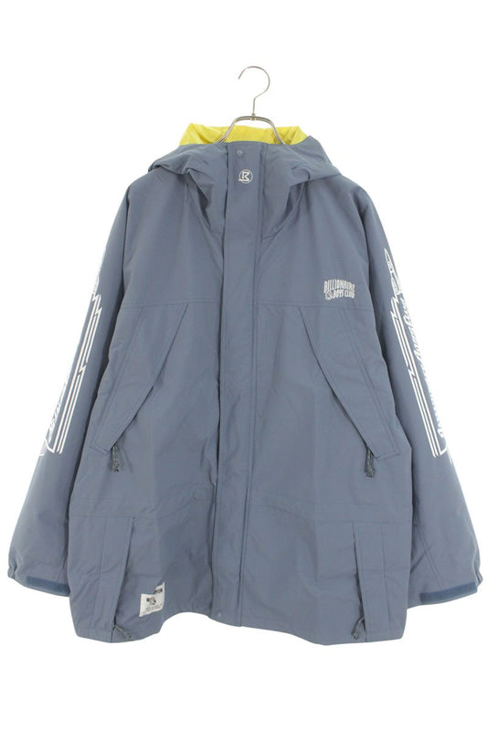 Billionaire Boys Club SHELL PARKA Logo Embroidered Hoodie Blue Size XL
