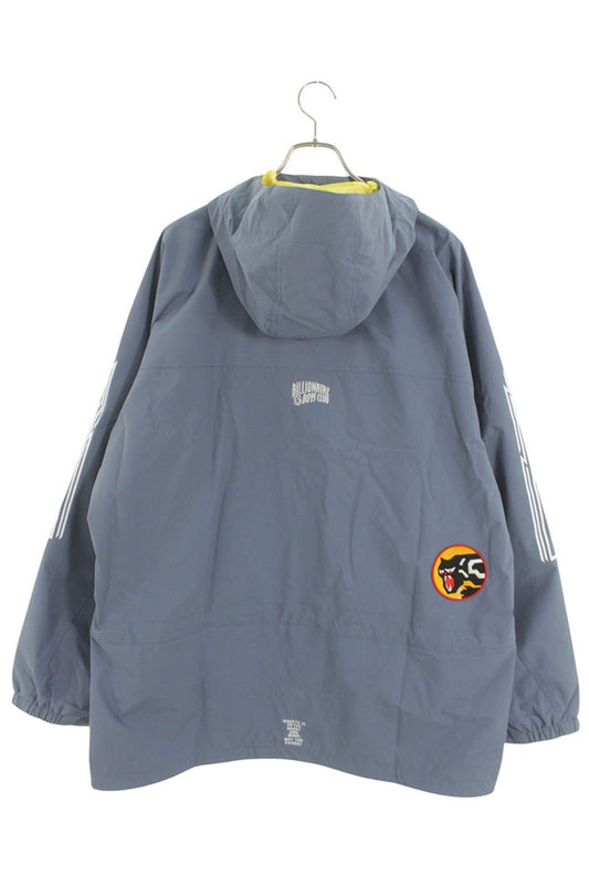 Billionaire Boys Club SHELL PARKA Logo Embroidered Hoodie Blue Size XL