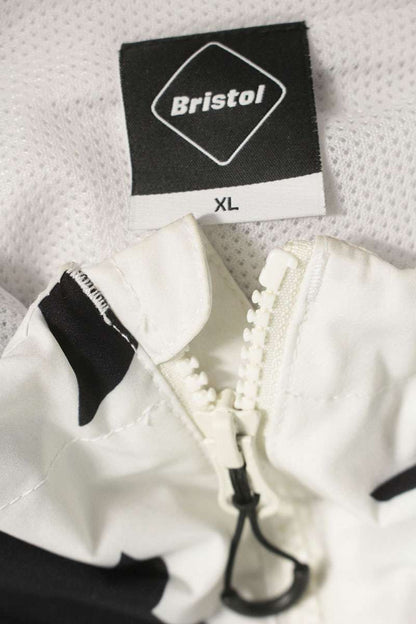 F.C.R.B Print Jacket White x Black Size XL