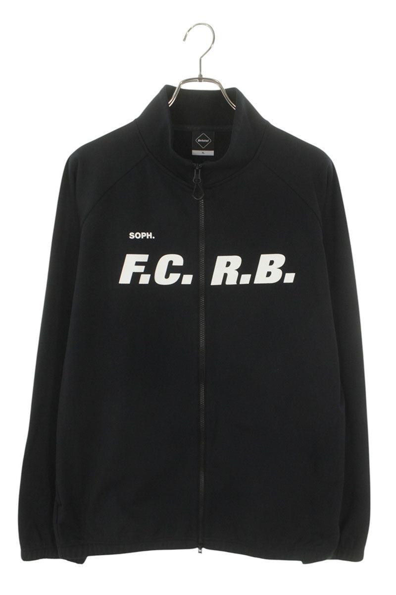 F.C.R.B Logo Print Jacket Black Size XL