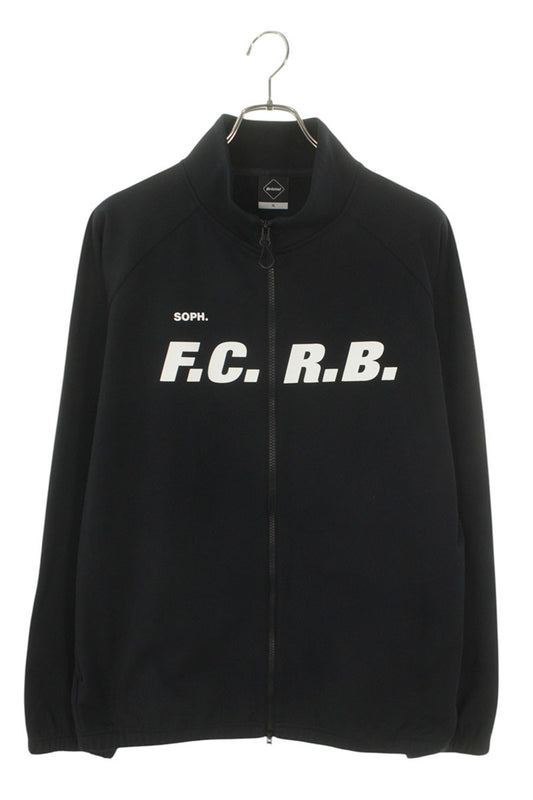 F.C.R.B Logo Print Jacket Black Size XL