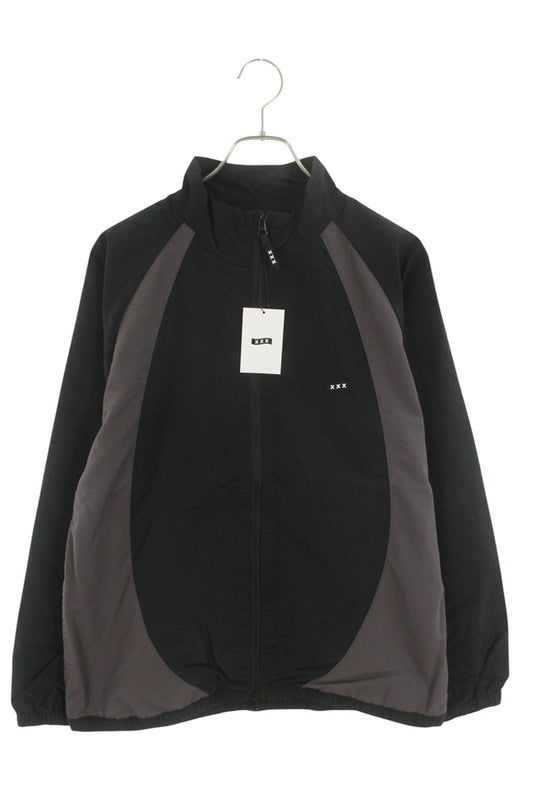 GOD SELECTION XXX Front Zip Track Blouson Black Size S