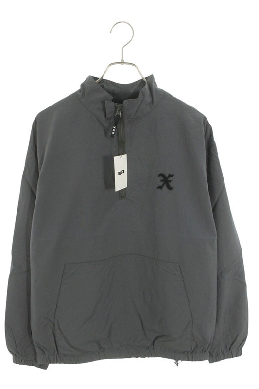 GOD SELECTION XXX Half Zip Track Blouson Gray Size M