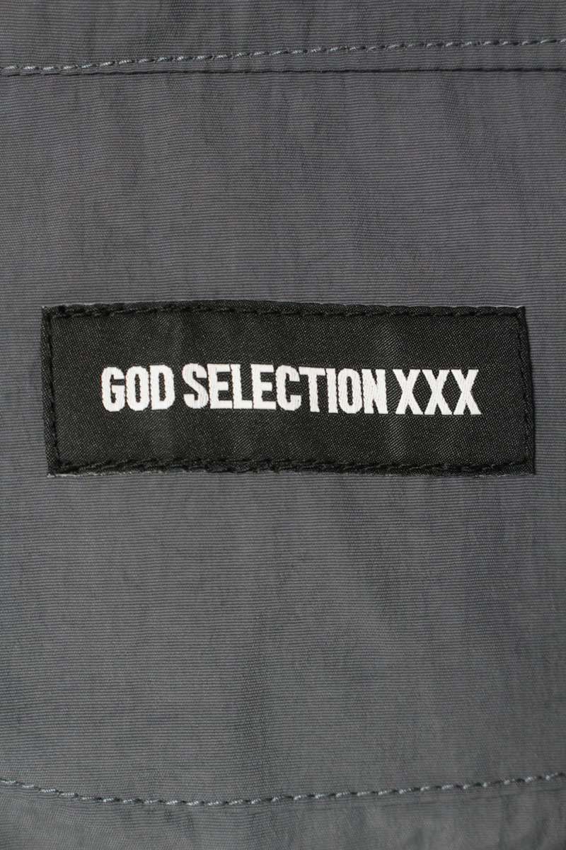 GOD SELECTION XXX Half Zip Track Blouson Gray Size M