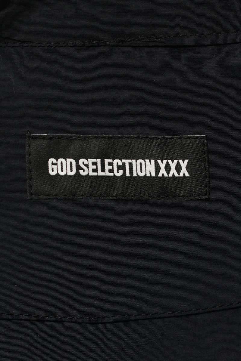 GOD SELECTION XXX Half Zip Track Blouson Black Size M