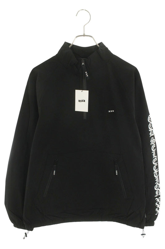 GOD SELECTION XXX Half Zip Track Blouson Black Size M