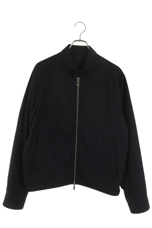 DIOR Stand Collar Double Zip Wool Jacket Navy Size L