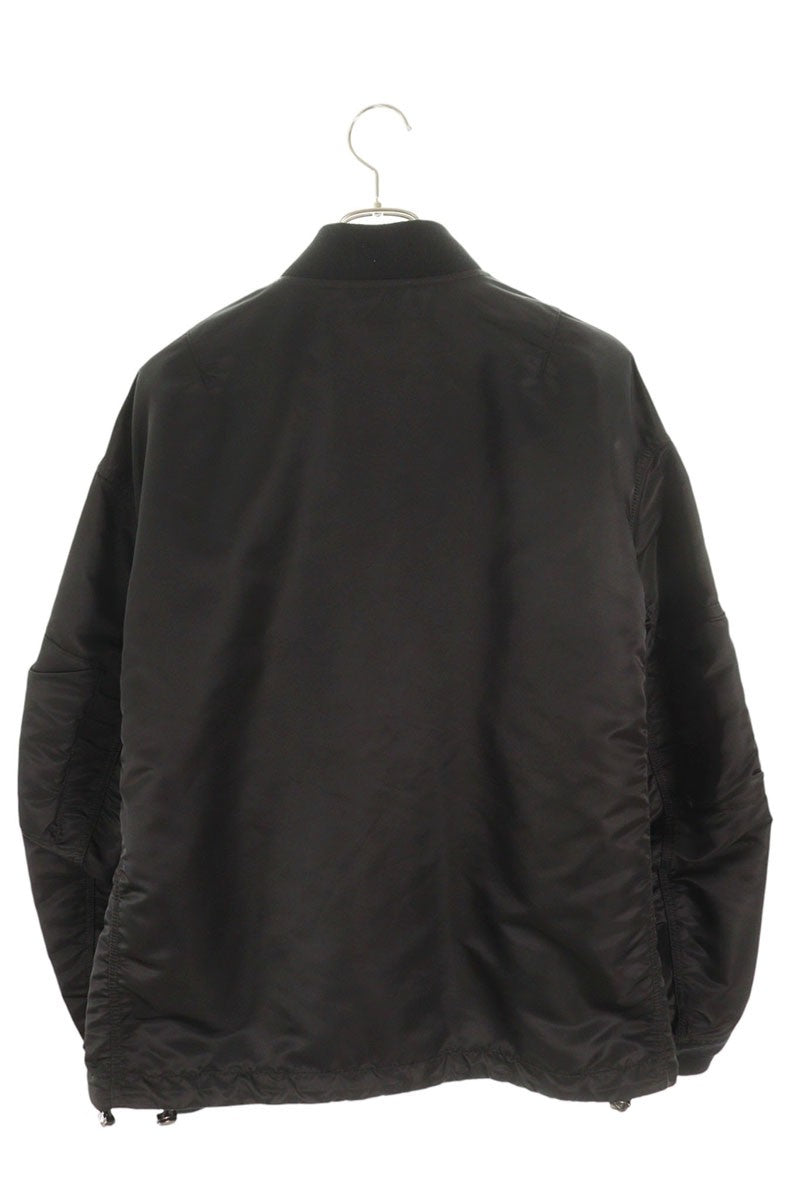 EMPORIO ARMANI Nylon Bomber Jacket Black Size XXL