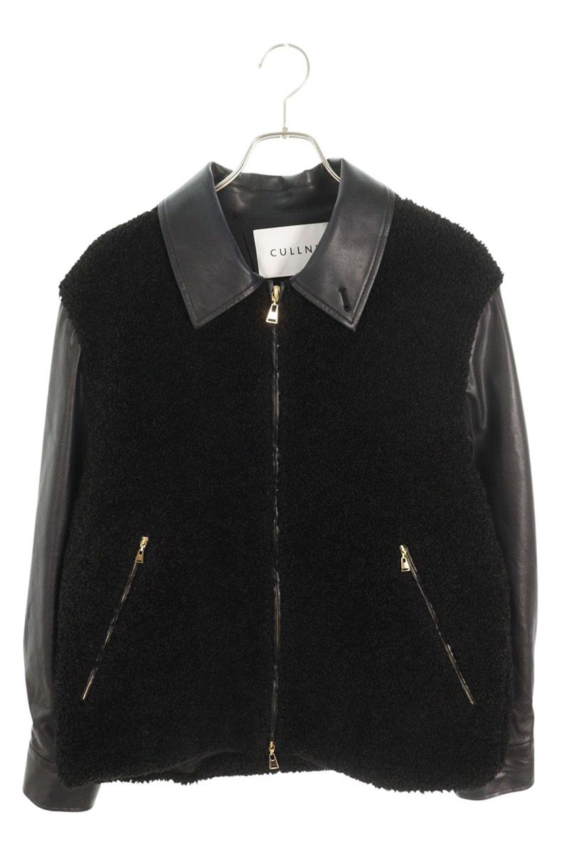 CULLNI 24AW Faux Leather Sleeve Faux Fur Blouson Size S