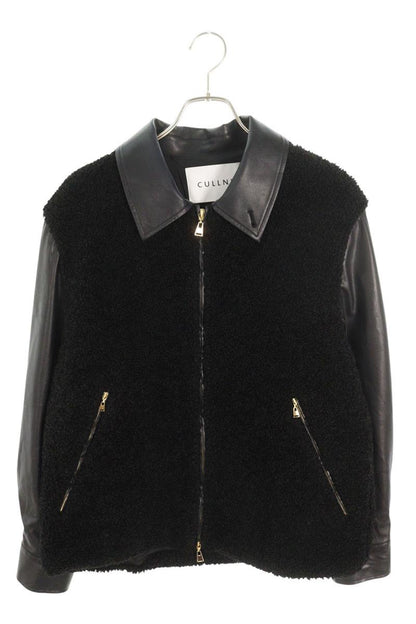 CULLNI 24AW Faux Leather Sleeve Faux Fur Blouson Size S