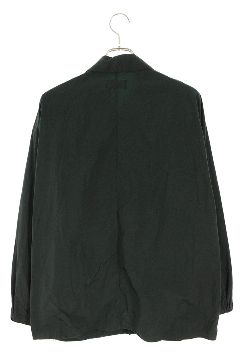 ATON Hand-Dyed Nylon Coach Jacket Black Size XL