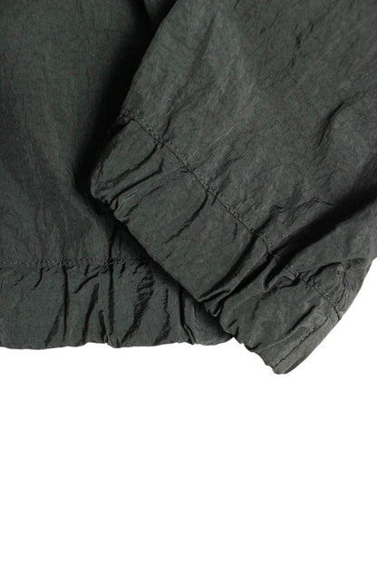 ATON Hand-Dyed Nylon Coach Jacket Black Size XL