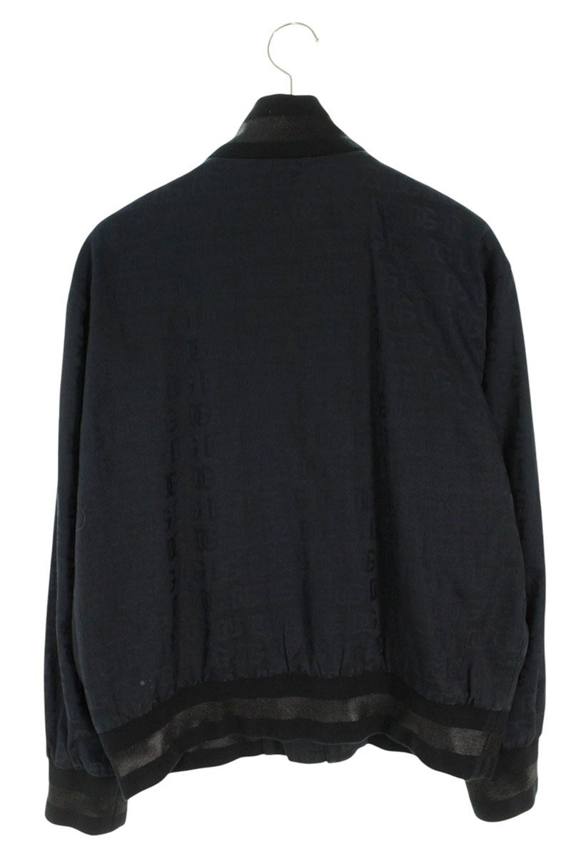 DOLCE & GABBANA All-Over Logo Blouson Black Size S