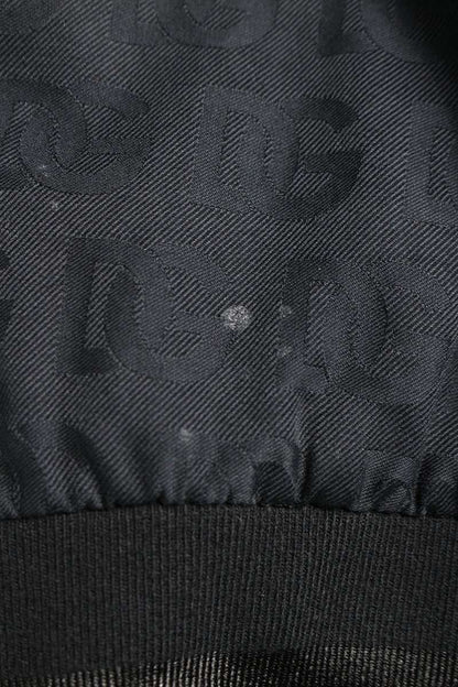 DOLCE & GABBANA All-Over Logo Blouson Black Size S