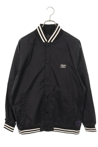 M&M Back Print Nylon Coach Jacket Black Size L