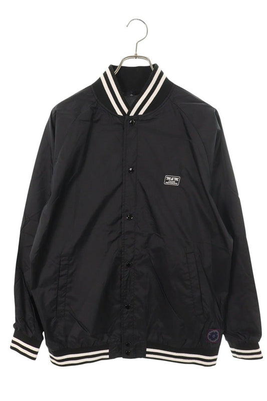 M&M Back Print Nylon Coach Jacket Black Size L