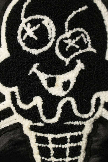 EYESCREAM Patch Design Bomber Jacket Black Size XL