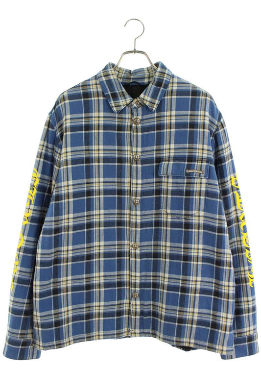 Chrome Hearts WORKN JNKYD PLD Check Shirt Jacket Size L