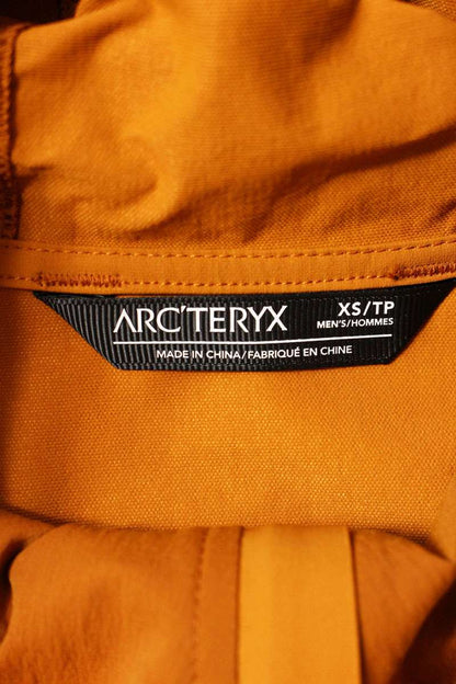 ARCTERYX L07358000 Logo Nylon Hooded Jacket Orange Size XS