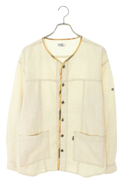 C.P. Company Cotton Collarless Blouson Beige Size 170-18