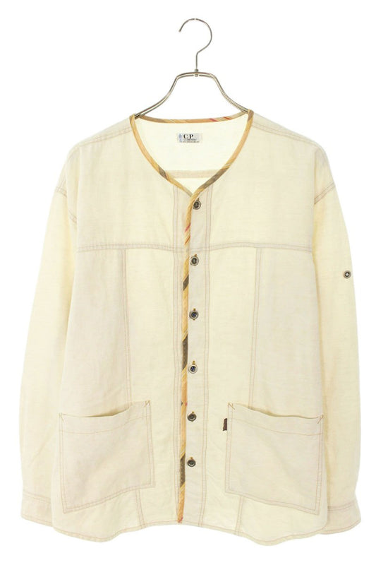 C.P. Company Cotton Collarless Blouson Beige Size 170-18