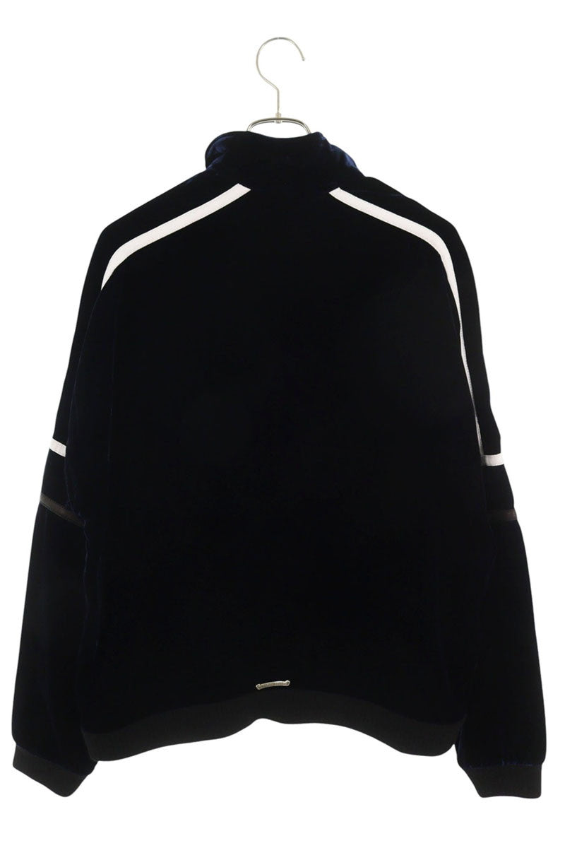 Chrome Hearts Logo Embroidered Velour Track Jacket Size L